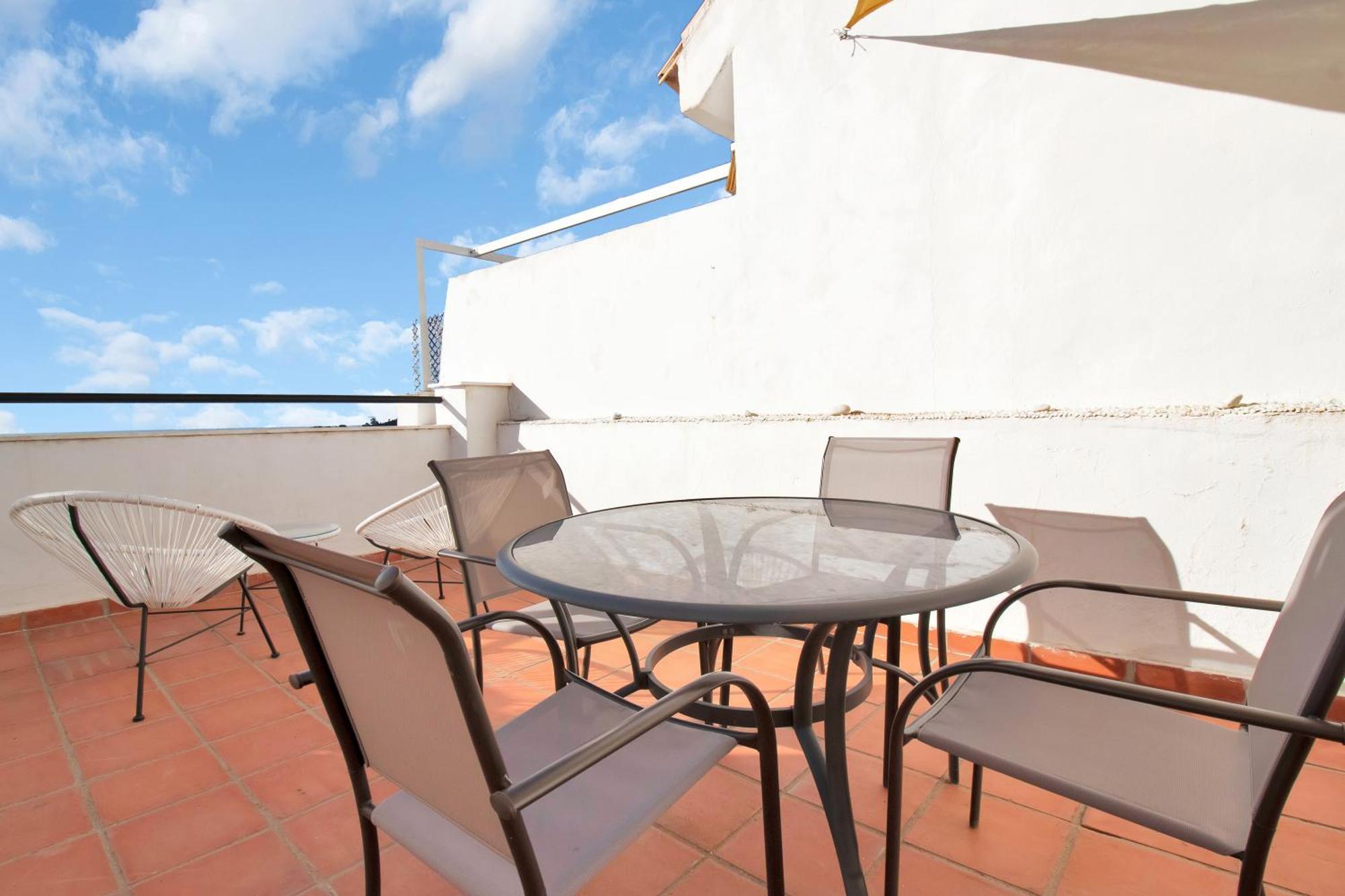 Duplex Estilo Boho Con Increible Terraza Y Vistas Al Mar En Estepona - Las Abejeras 609 아파트 외부 사진