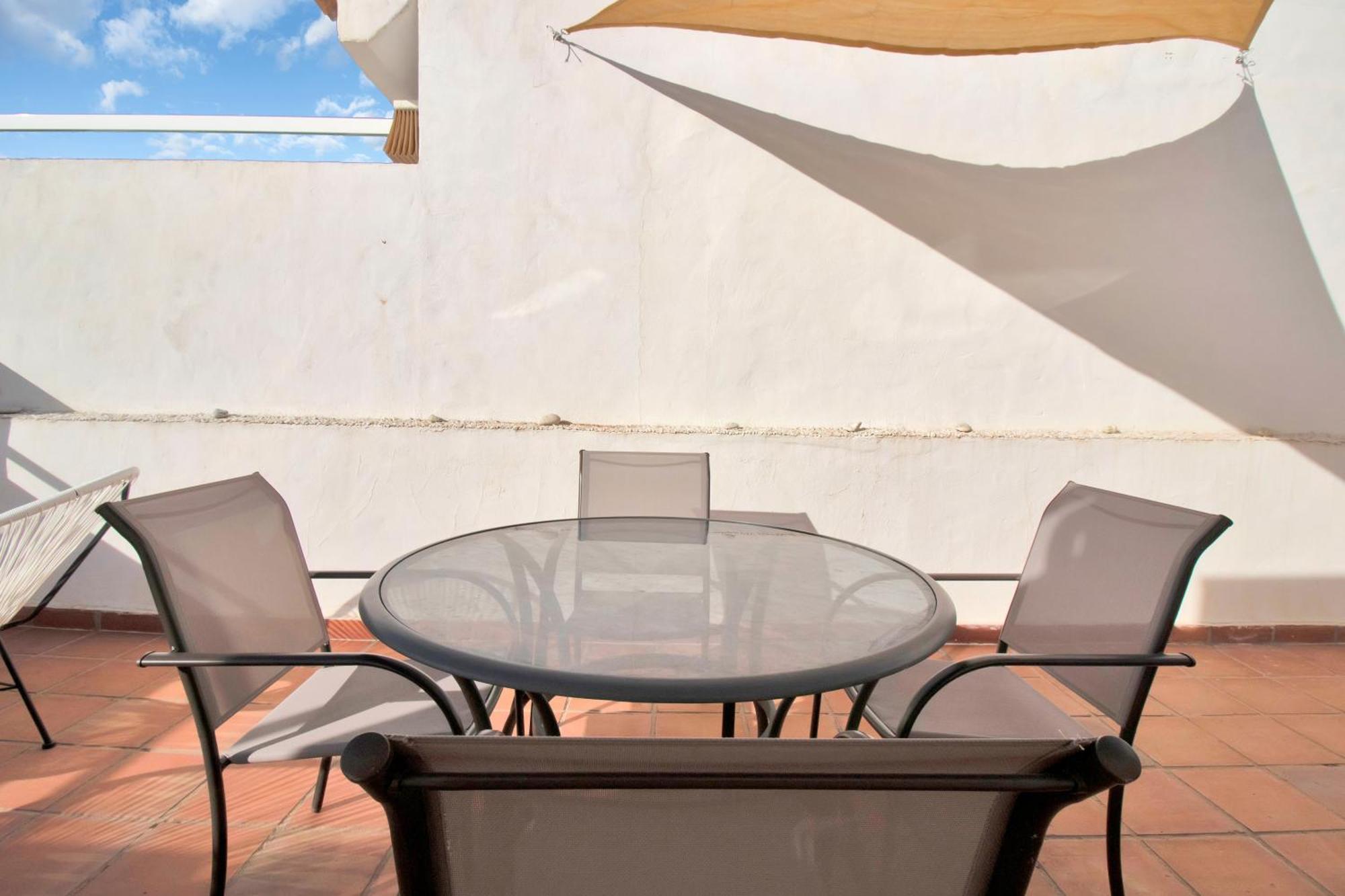 Duplex Estilo Boho Con Increible Terraza Y Vistas Al Mar En Estepona - Las Abejeras 609 아파트 외부 사진