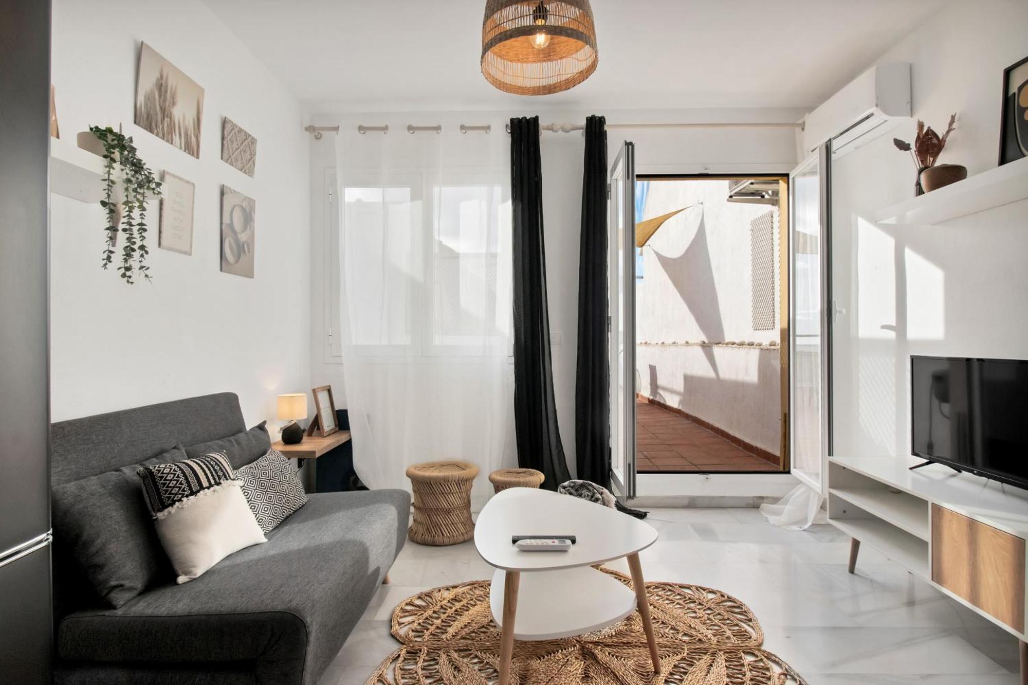 Duplex Estilo Boho Con Increible Terraza Y Vistas Al Mar En Estepona - Las Abejeras 609 아파트 외부 사진