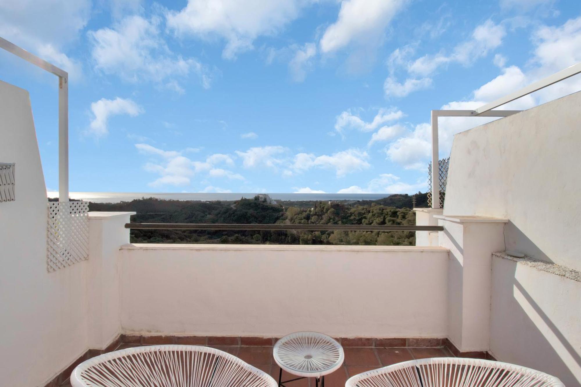 Duplex Estilo Boho Con Increible Terraza Y Vistas Al Mar En Estepona - Las Abejeras 609 아파트 외부 사진